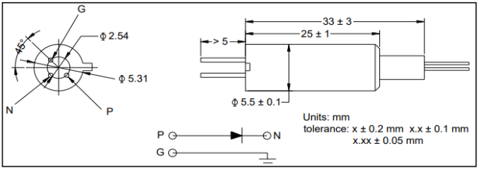 Интегрируемый Tap-фотодиод