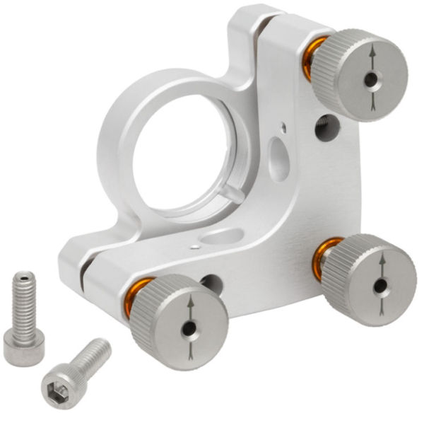 Прецизионный кинематический держатель оптики Ø25.4 мм, резьба SM1, 3 регулятора