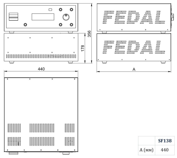 Импульсный источник питания лазера с ламповой накачкой SF138