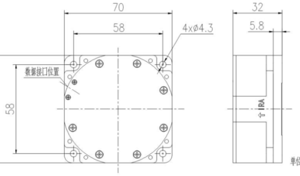 DK70 - Одноосевой волоконно-оптический гироскоп