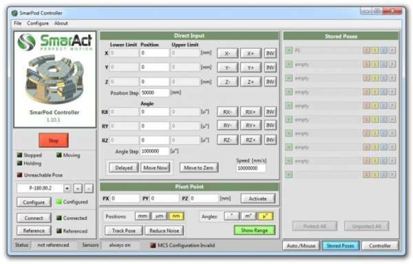 Программное обеспечение для управления SmarPod