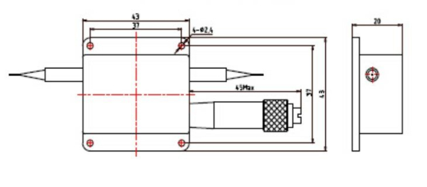 Перестраиваемый оптический фильтр 1550 нм с сохранением поляризации