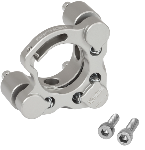 POLARIS-K1S5 - Держатель зеркал Polaris Ø1", 3 регулировочных винта, монолитная передняя панель