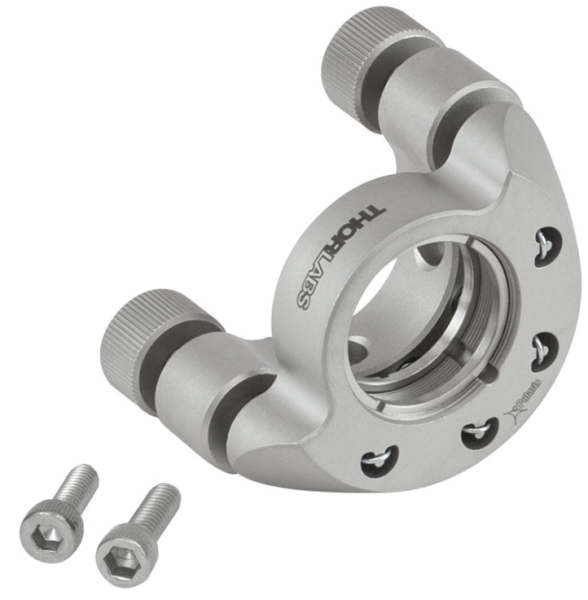 Держатель оптики Polaris Ø1" с резьбой SM1, 2 регулировочных винта