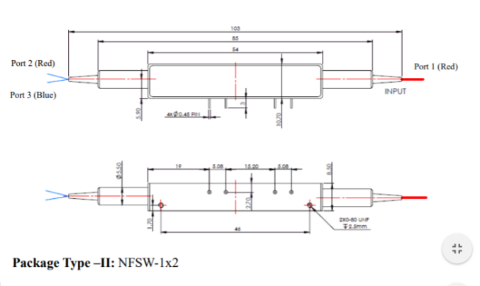 Сверхбыстрые волоконные переключатели 1x1, 1x2, 2x2