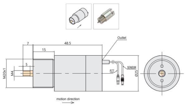 Преднагруженные  пьезоактуаторы сжатия