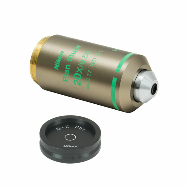 Объектив Nikon Plan Fluor для фазово-контрастной микроскопии