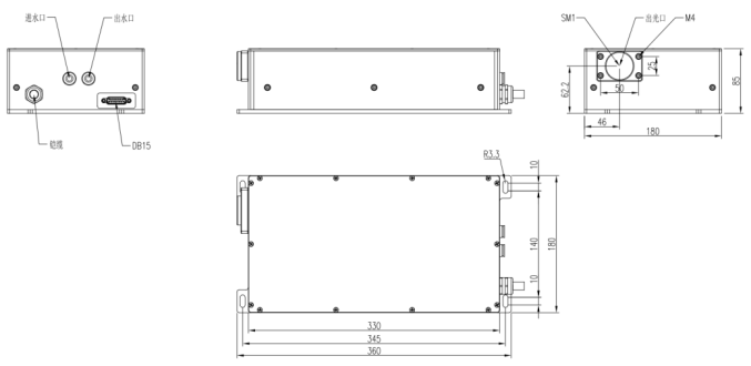 Высокомощный одномодовый зеленый лазер PMNFL-GN-AM