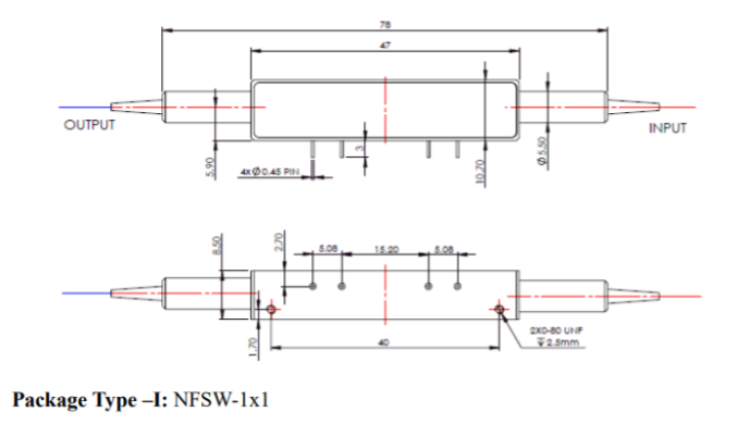 Сверхбыстрые волоконные переключатели 1x1, 1x2, 2x2