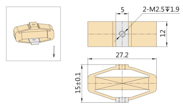 Усиленный пьезоактуатор 40A5